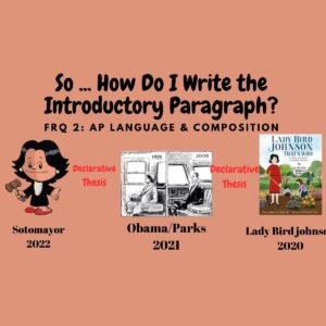 AP Language FRQ2 Thesis Crash Course