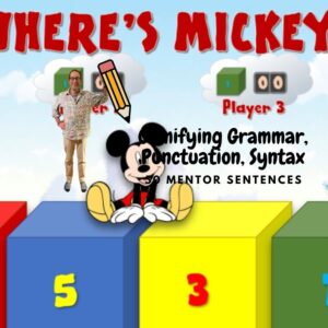 Gamifying Grammar, Punctuation, Syntax (Mickey Mouse Version)